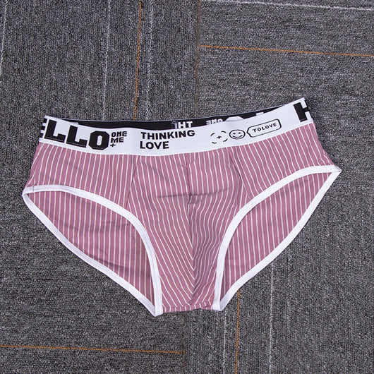 Calzoncillos Tipo Slip Rayas Algodón Hombre Cintura Baja Transpirables - Image 6