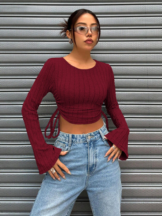 Playera Slim Fit Mujer Tendencia Otoño Invierno Street Style - Image 14