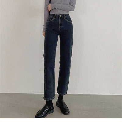 Pantalones Vaqueros Cintura Alta Slim Fit Negro para Mujer - Image 6