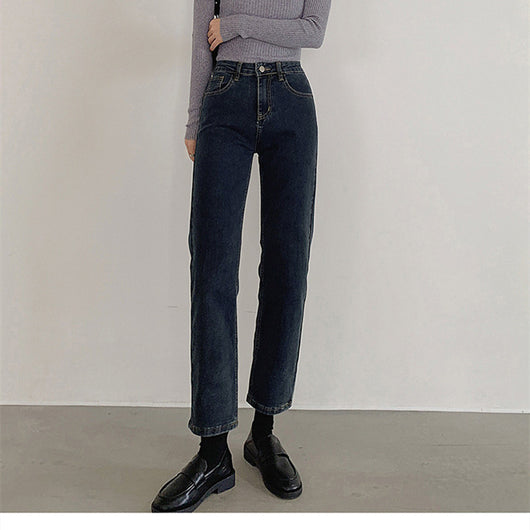 Pantalones Vaqueros Cintura Alta Slim Fit Negro para Mujer - Image 6
