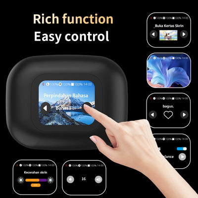 Auriculares de Traducción Simultánea A16 con Pantalla a Color - Bluetooth Inalámbrico Multiidioma - Image 2