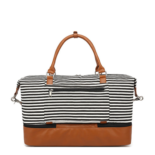 Bolsa de Viaje a Rayas en Lona Resistente - Image 10