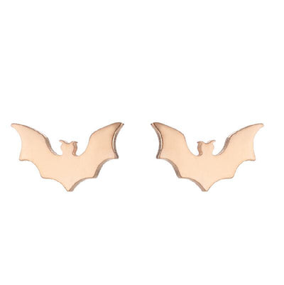 Aretes de Murciélago de Halloween en Acero Inoxidable Pequeños Animales - Image 13