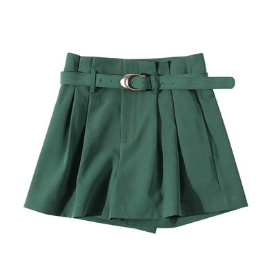 Pantalones Casuales Verdes Cintura Alta para Mujer - Image 7