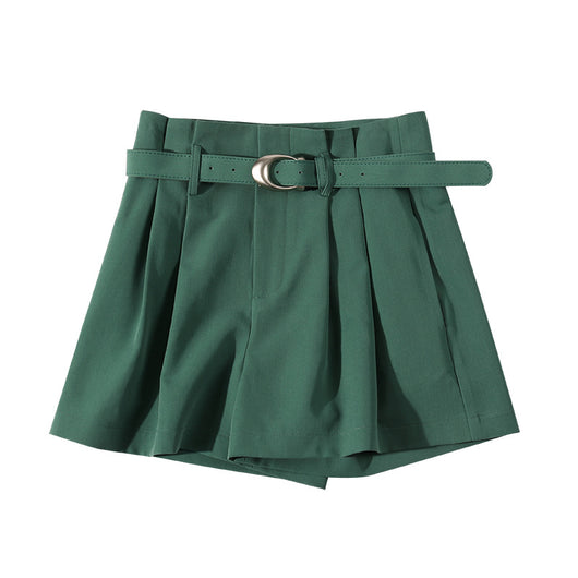 Pantalones Casuales Verdes Cintura Alta para Mujer - Image 7