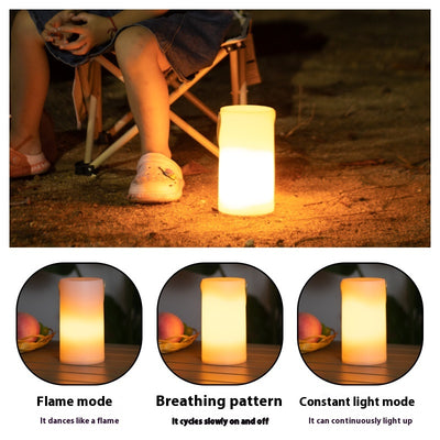Lámpara de Camping Retro con Carga Solar y USB Portátil - Image 3