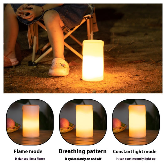 Lámpara de Camping Retro con Carga Solar y USB Portátil - Image 3