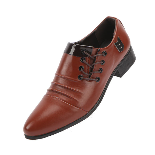 Zapatos Formales para Hombre con Cordones - Calzado de Boda Elegante