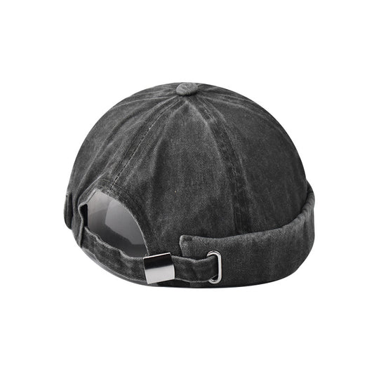 Gorra Denim Desgastado con Efecto Vintage - Image 2
