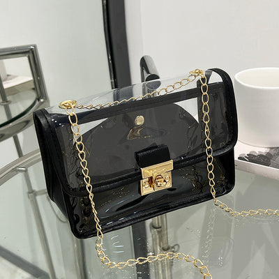 Bolsa Mensajera Transparente de Verano para el Hombro - Image 18