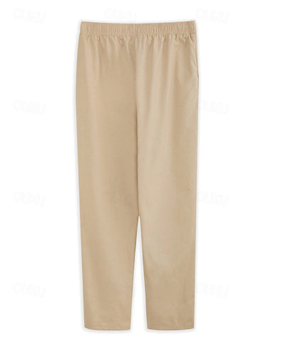 Pantalones Hombre Verano Cintura Elástica Transpirables - Image 18