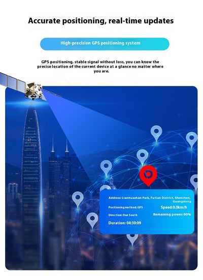 Localizador GPS por Satélite Beidou con Imán Fuerte - Dispositivo Antirrobo Vehicular - Image 9