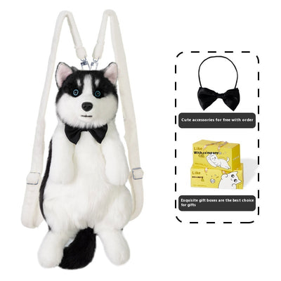 Peluche Simulado de Husky - Juguete de Bolsa Interactivo - Image 9