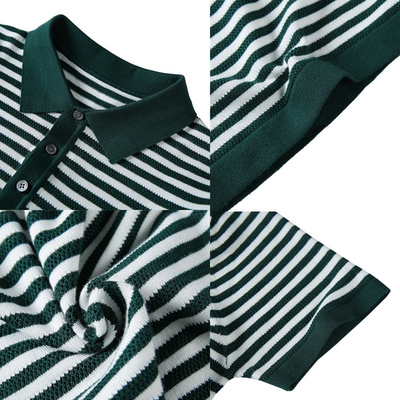 Camiseta Casual Hombre Tejida Elástica y Transpirable - Image 13