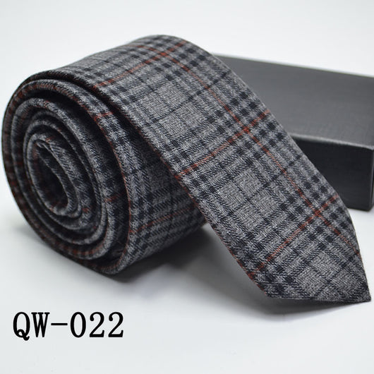 Corbata Angosta de Lana Elegante para Hombre - Image 23