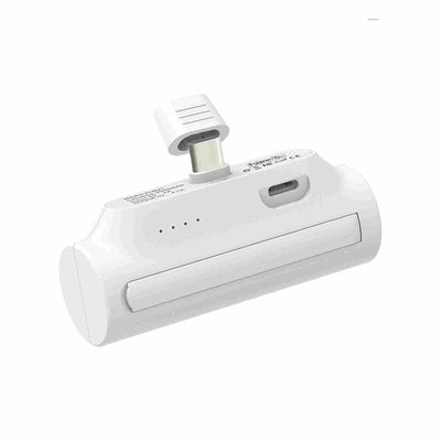 Cargador Portátil Mini Cápsula con Cable Integrado - Image 5