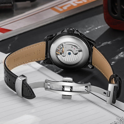 Reloj Automático de Acero Inoxidable con Esfera Luminosa Impermeable - Image 2