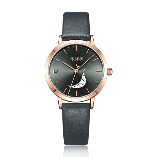 Reloj de Pulsera Multifuncional con Calendario y Carita Sonriente para Mujer - Image 11