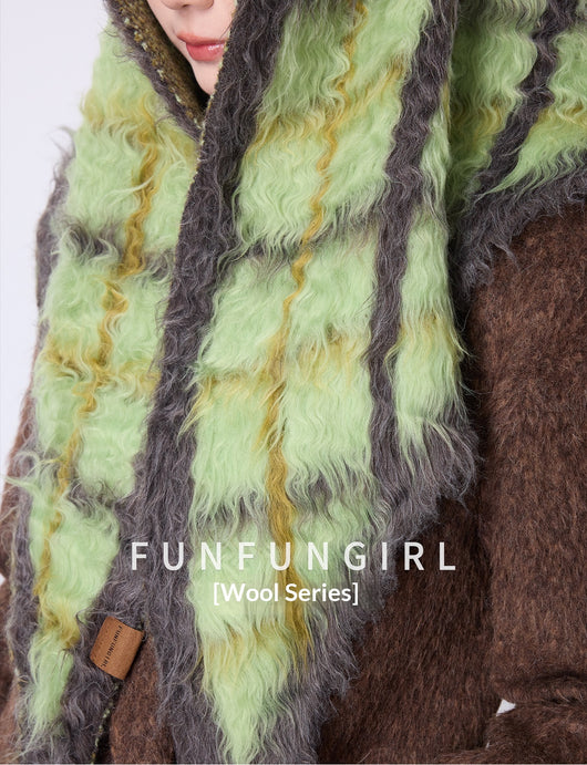 Rebozo de Algodón a Cuadros - Chal Cálido para Mujer - Image 18