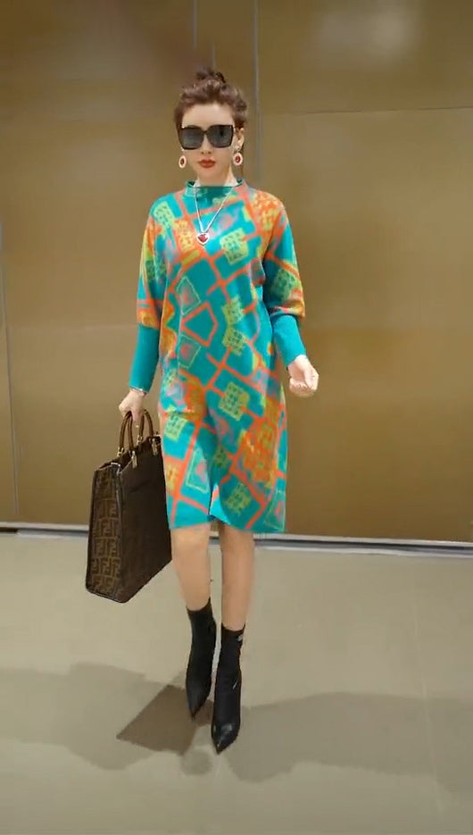 Suéter Grueso de Lana para Otoño e Invierno - Cuello Redondo Versátil para Mujer - Image 3