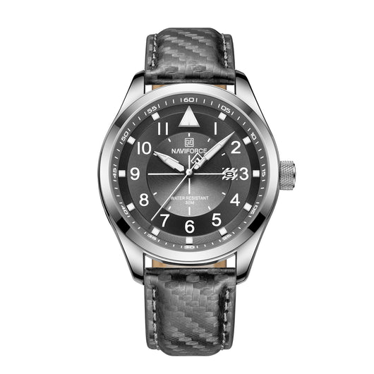 Reloj de Pulsera con Calendario Semanal, Hebilla de Cuero y Cristal Mineral - Image 11