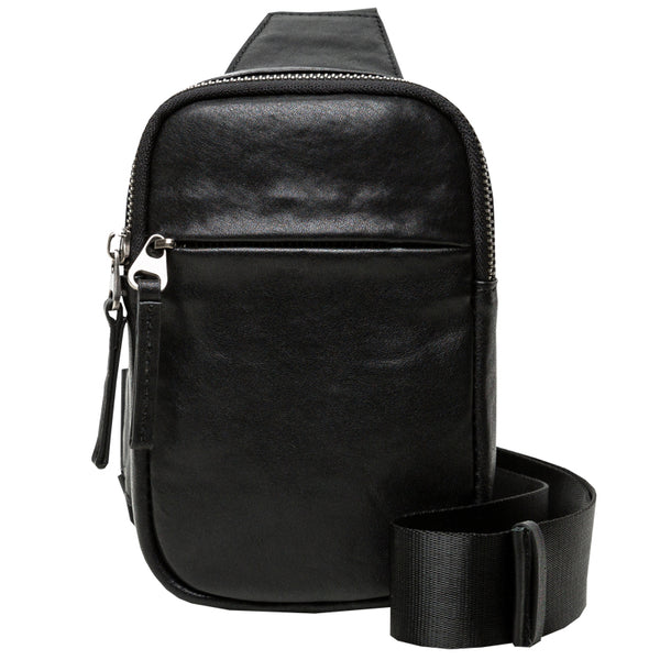 Bolsa Mensajero de Cuero Genuino Premium para Deportes y Viajes