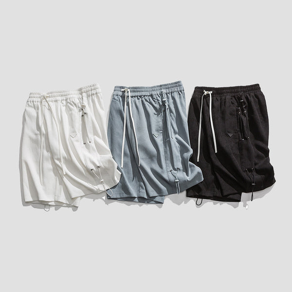 Pantalones Cortos Overol Japoneses Marca Tide - Shorts Sueltos de Verano Talla Única