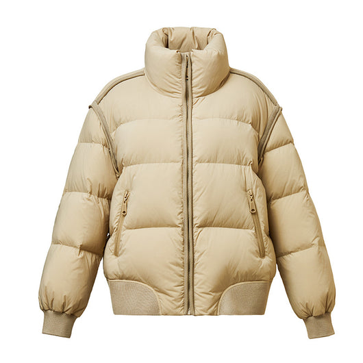 Abrigo de Invierno con Cuello Mao Grueso y Elegante - Image 12