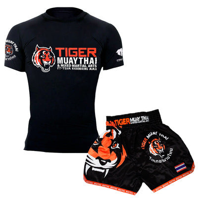 Ropa de Entrenamiento de Boxeo Ajustada de Secado Rápido - Image 12