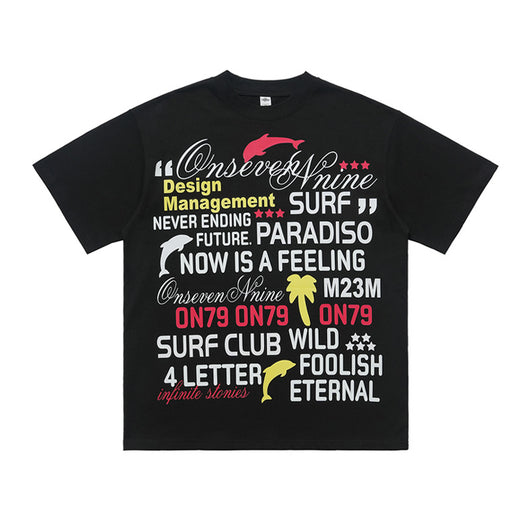 Camiseta Suelta Manga Corta con Escote Diseñado para Hombre - Image 6