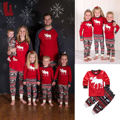 Pijamas Navideños Estampado Reno para Toda la Familia - Image 13