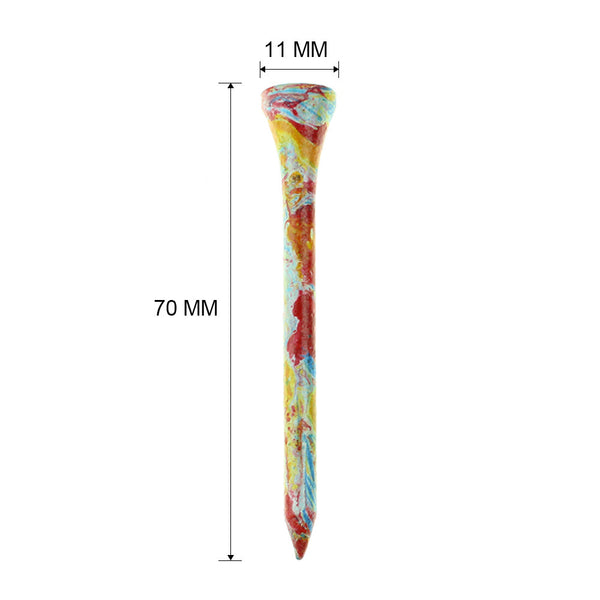Tee de Golfe Camuflado 70mm com Prego