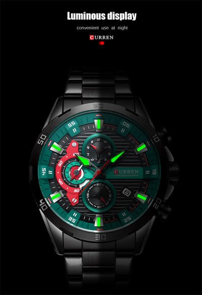 Reloj de Motociclista Acero Inoxidable Seis Manecillas - Image 13