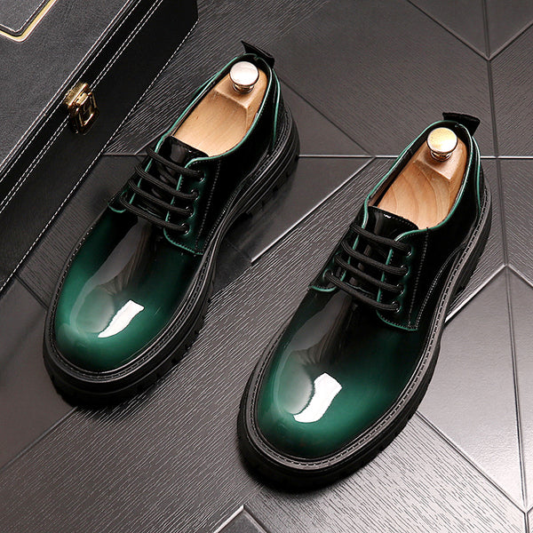 Zapatos de Cuero Brillante para Negocios - Colección Otoño