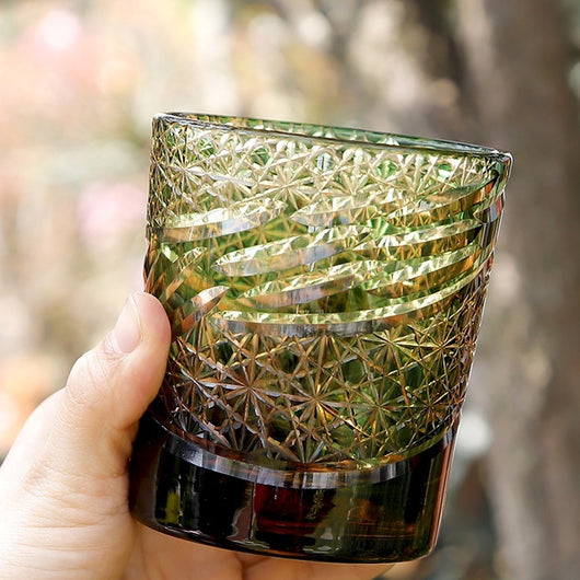 Vaso de Cristal Asterismo Estilo Edo Japonés - Image 34