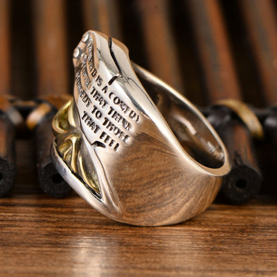 Anillo Retro de Plata 925 Negro para Hombre - Image 4
