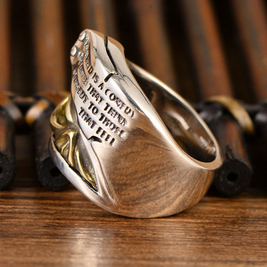 Anillo Retro de Plata 925 Negro para Hombre - Image 4