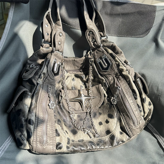 Bolso Bandolera Leopardo Retro Vintage - Estilo Subcultura - Image 4