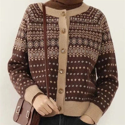 Cardigan Tejido Versátil para Primavera y Otoño - Suéter Elegante para Mujer - Image 5