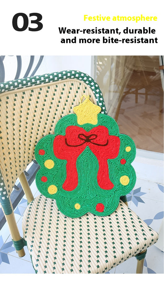 Rascador para Gatos de Sisal Navideño - Resistente y sin Pelusa - Image 17