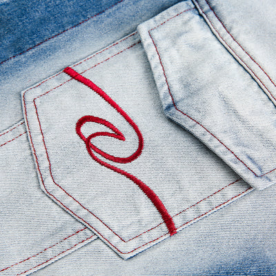 Chaqueta Denim Tie-Dye Degradado - Diseño Exclusivo Primavera Otoño - Image 4
