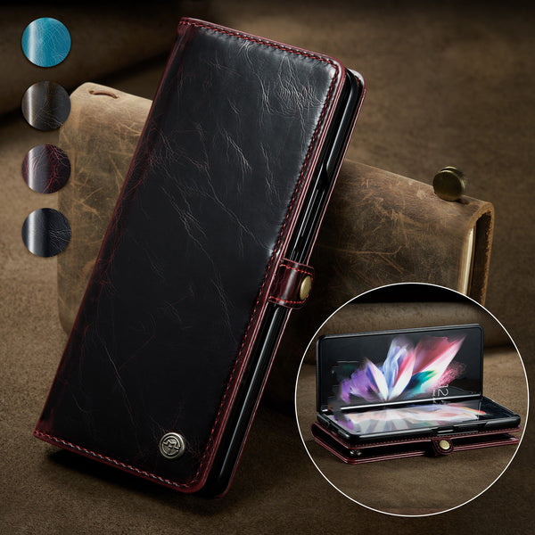Funda Protectora para Celular con Patrón Cuero Crazy Horse