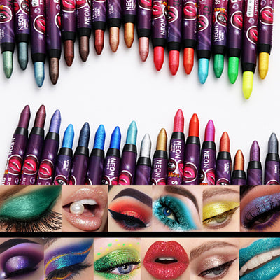 Lápiz de Sombra Ojos Larga Duración - Maquillaje Shimmer Resistente - Image 41