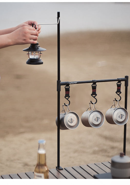 Juego de Cubiertos Aleación Portátil para Picnic con Estuche