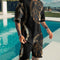 Conjunto Deportivo Casual para Hombre - Playera y Shorts de Corte Moderno