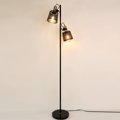 Lámpara de Pie Industrial Negra para Ambiente Hogar - Image 7