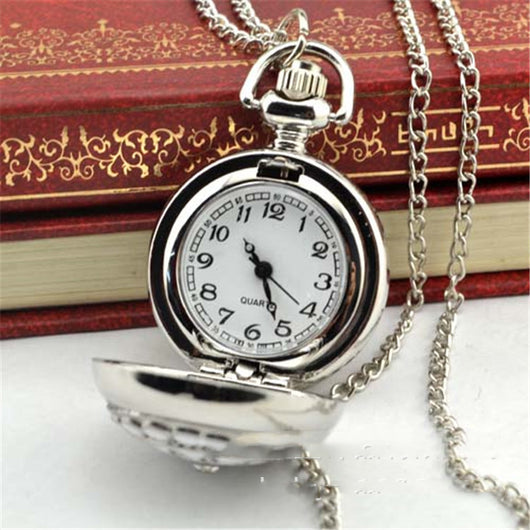 Reloj de Bolsillo con Cadena Plateada - Image 8