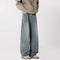 Pantalones Cargo Vaqueros Lavados Estilo Americano