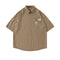 Camisa Suelta de Rayas Verticales para Hombre