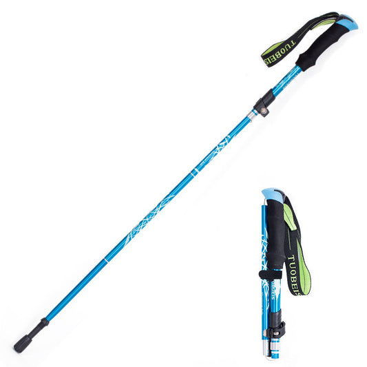 Bastones de Trekking Ultraligeros Ajustables 5 Secciones - Postes Anti Impacto - Image 2